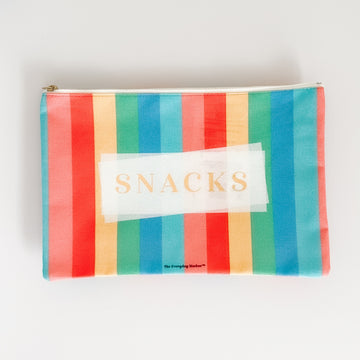 Pouch - Snacks Stripes, Large