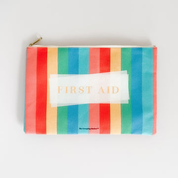 Pouch - First Aid Stripes, Large