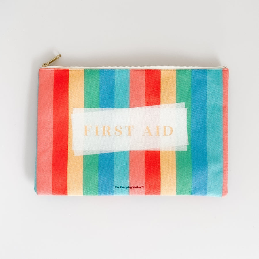 Pouch - First Aid Stripes, Large