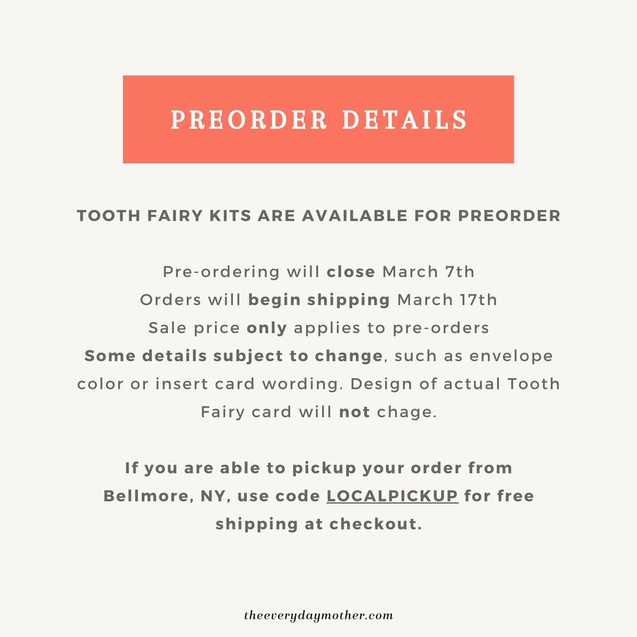 Tooth Fairy Kit - PRESALE