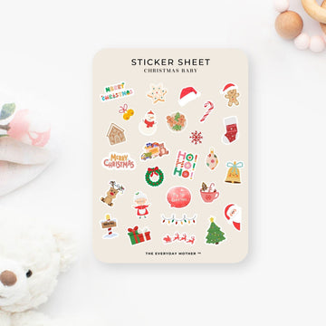 Sticker Sheet: Christmas Baby