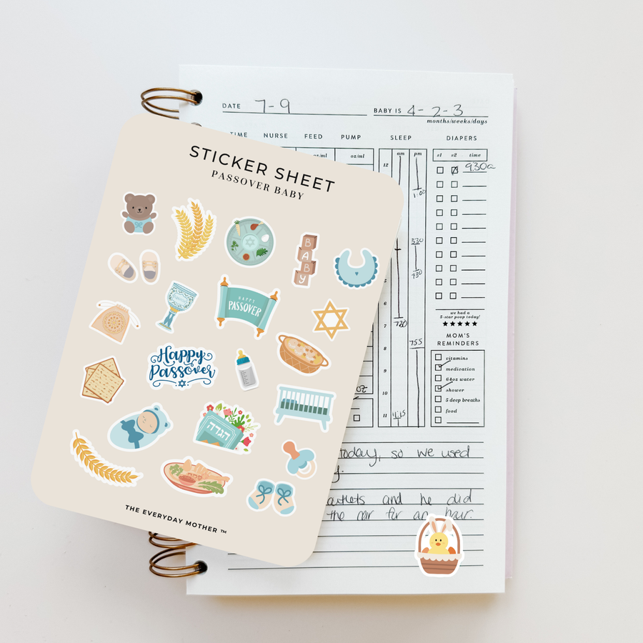 Sticker Sheet: Passover Baby