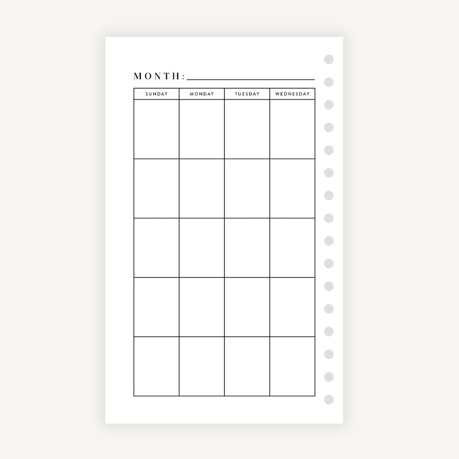 Calendar Page Pack