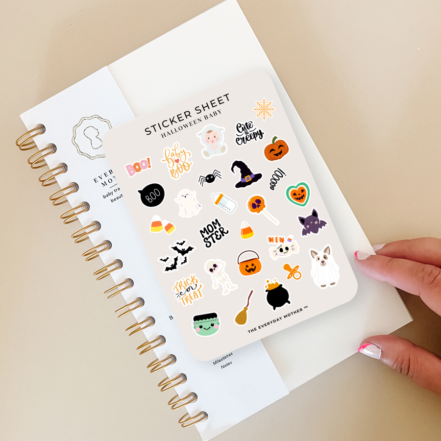 Sticker Sheet: Halloween Baby