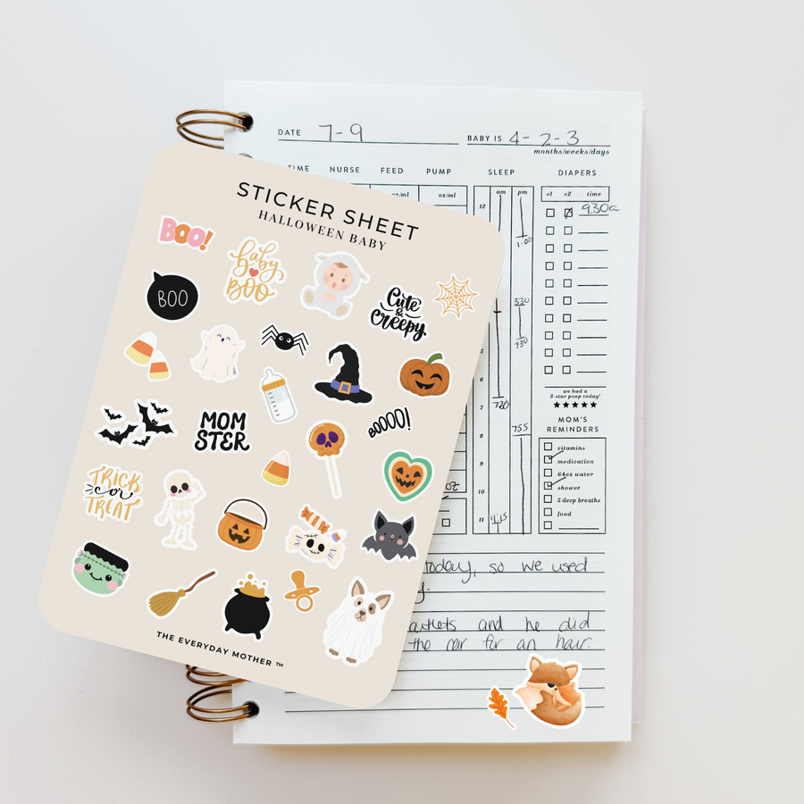 Sticker Sheet: Halloween Baby