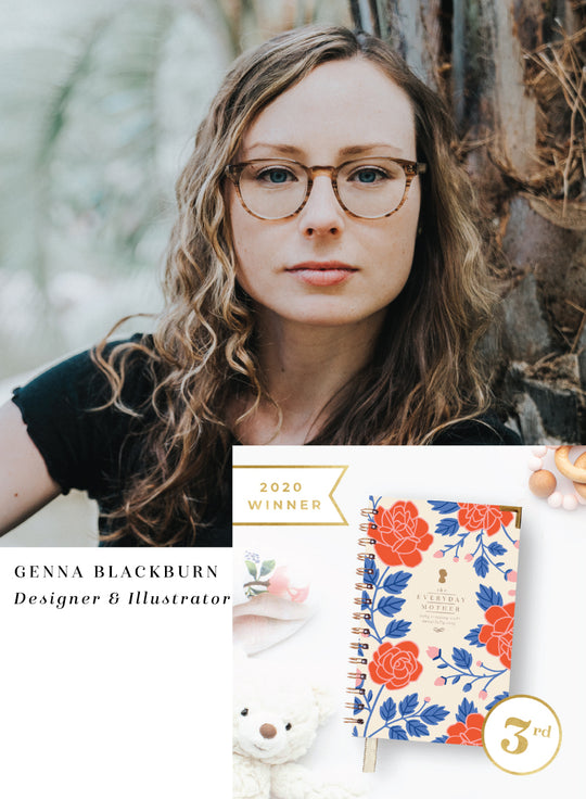Genna Blackburn  for The Everyday Mother Baby Tracking Newborn Log Book