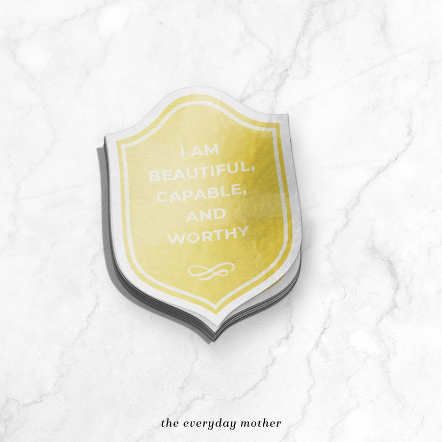 Sticker: Beautiful, Capable, Worthy