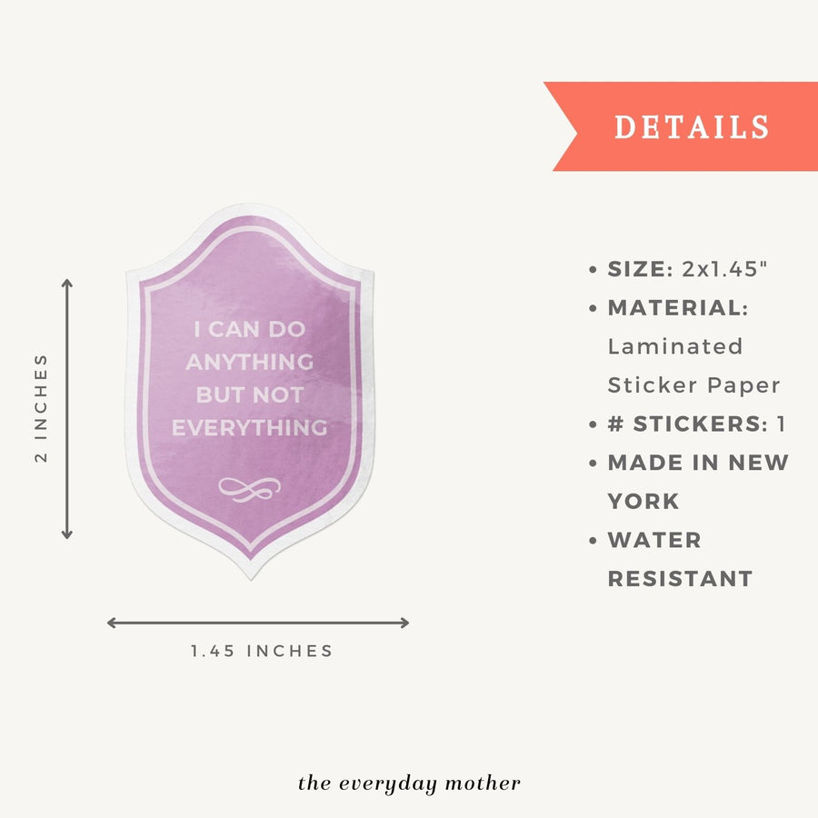 Sticker: Anything Not Everything