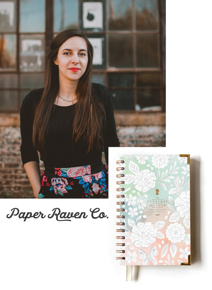 Paper Raven Co.  for The Everyday Mother Baby Tracking Newborn Log Book