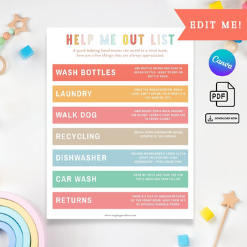 Help Me Out List