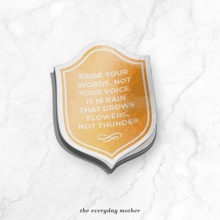 Sticker: Raise Your Words