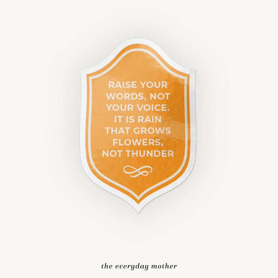 Sticker: Raise Your Words