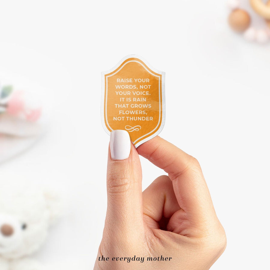 Sticker: Raise Your Words