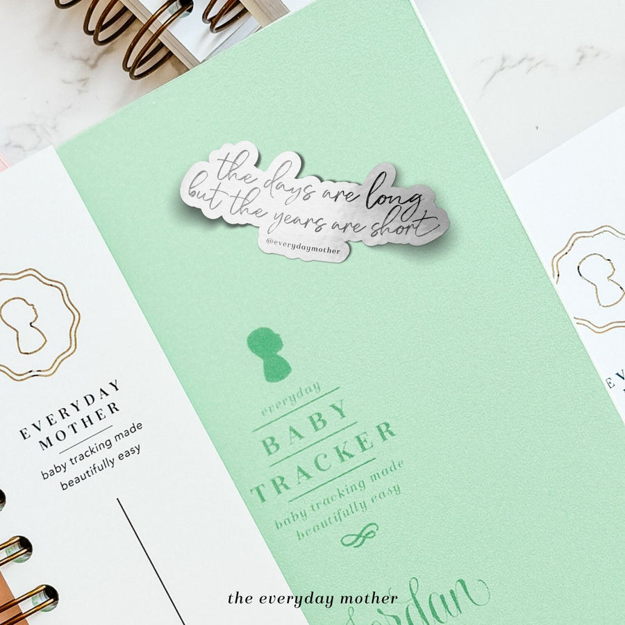 Sticker: Years Are Short Script