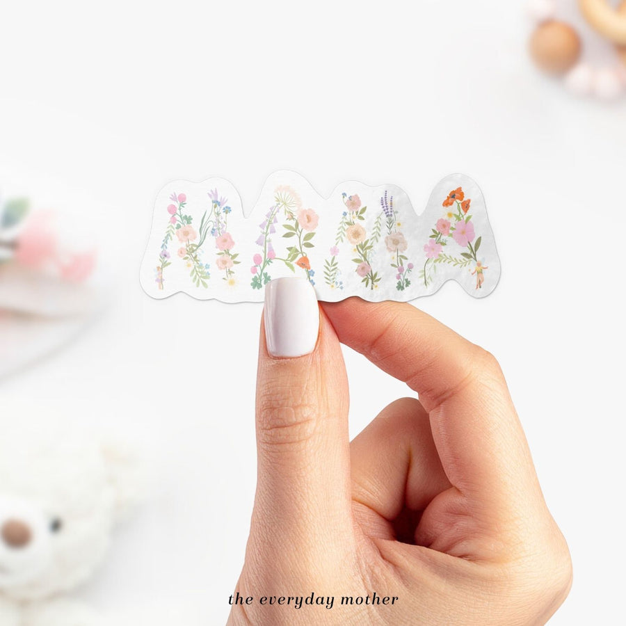 Sticker: Mama Flowers