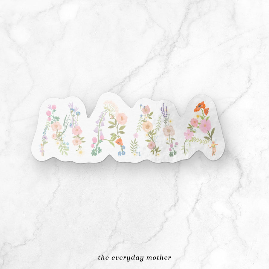 Sticker: Mama Flowers