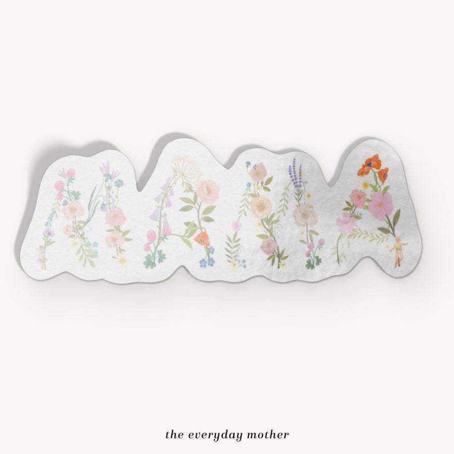 Sticker: Mama Flowers