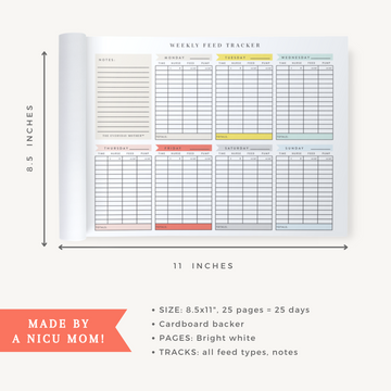 Notepad - Weekly Feed Tracker