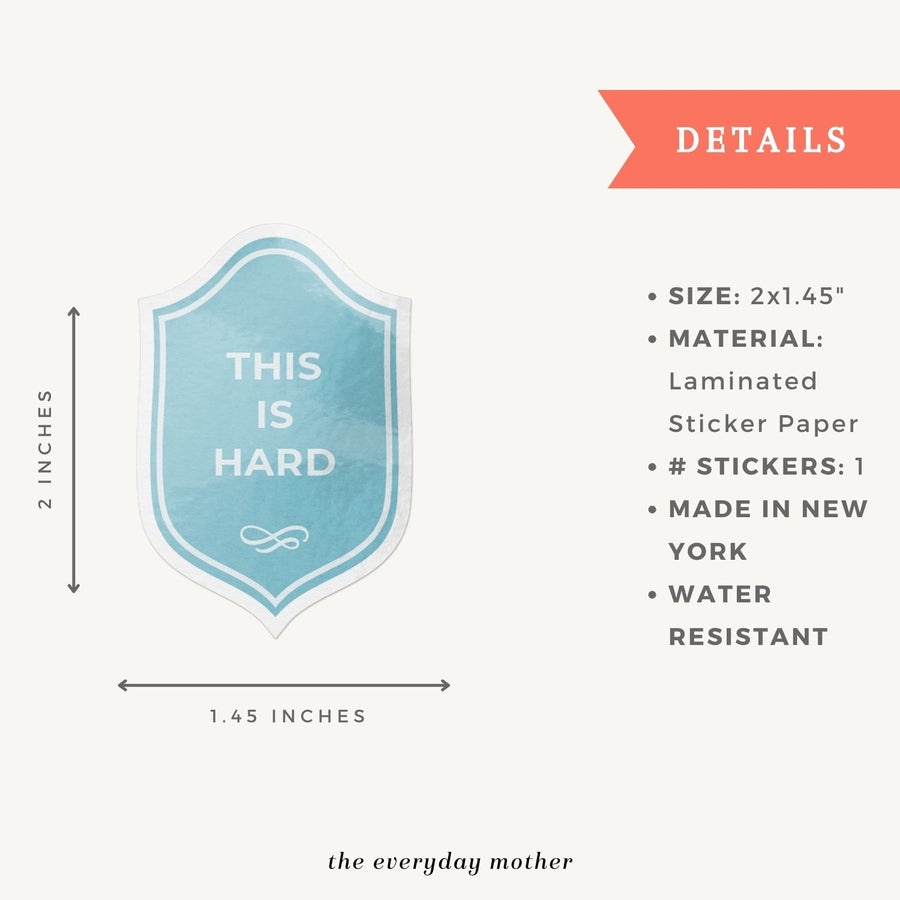 Sticker: This Is Hard