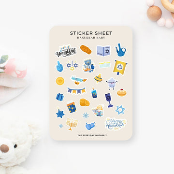 Sticker Sheet: Hanukkah Baby